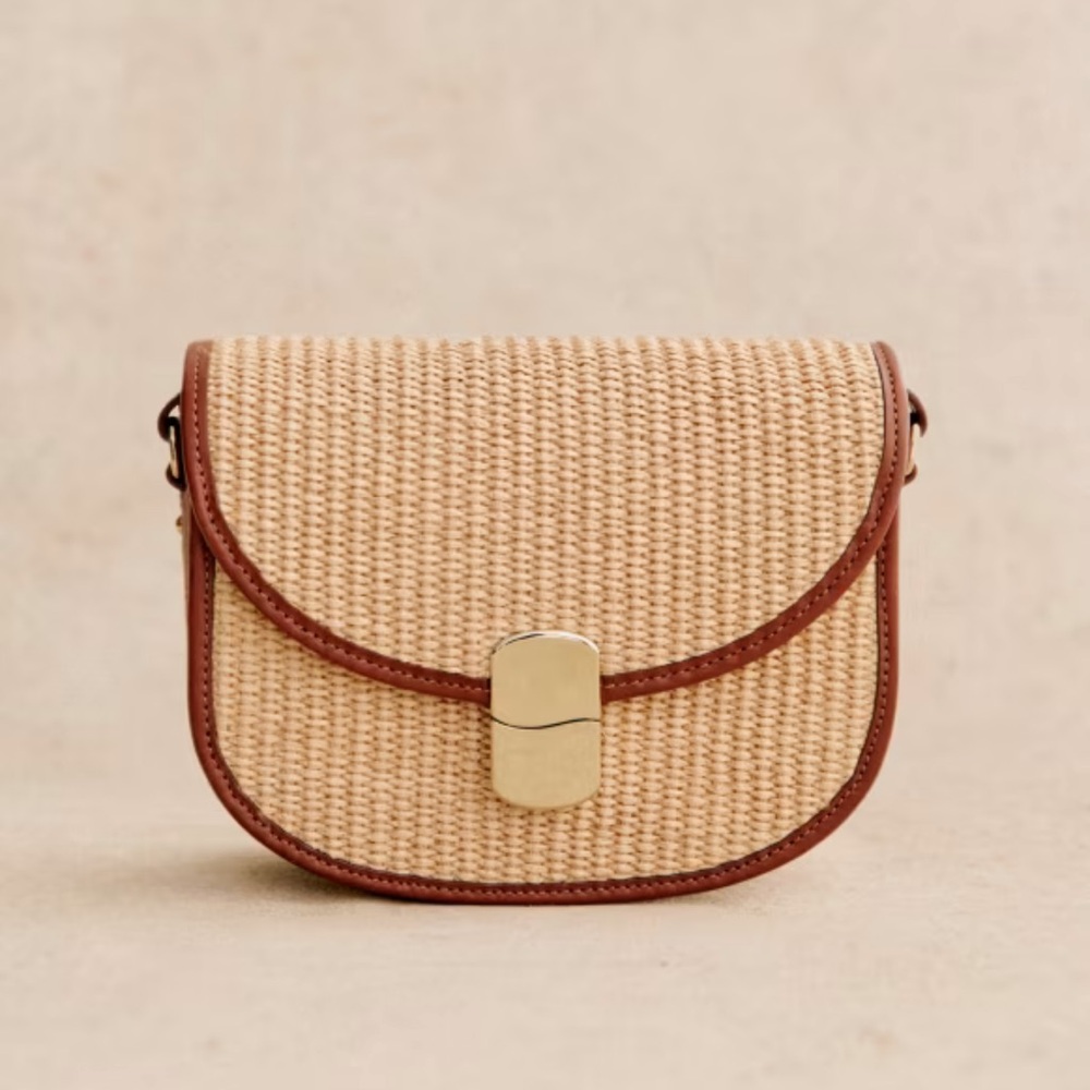Sezane Claude Bag in Natural Textile